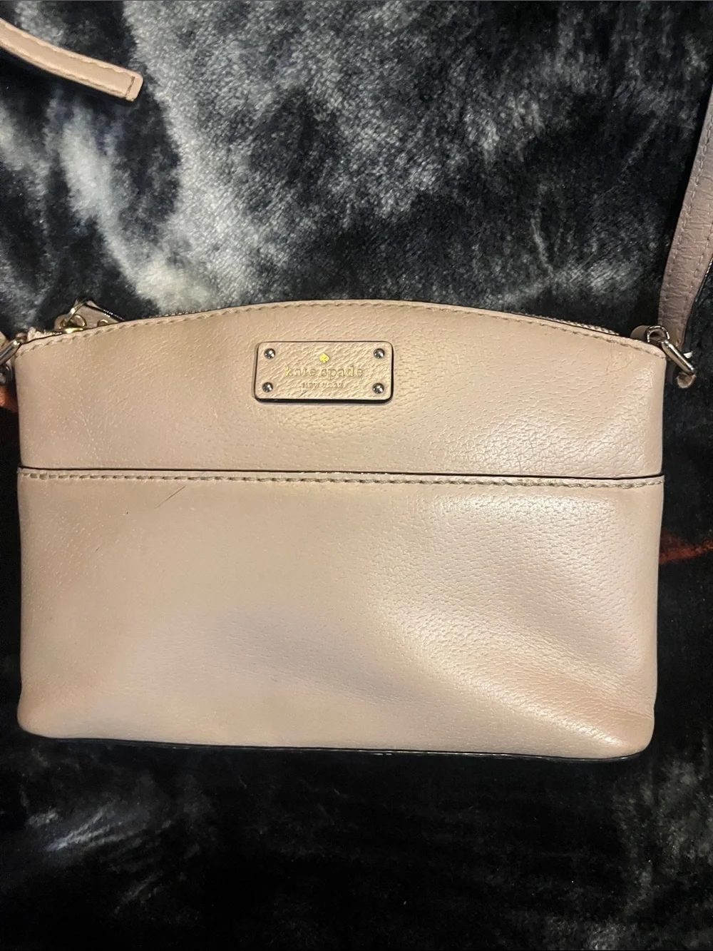 kate spade Millie grove street beige leather crossbody bag